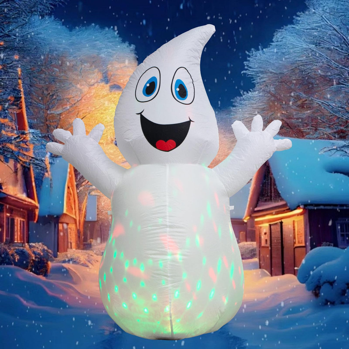 5.5 FT Inflatable Ghost with Light J1570