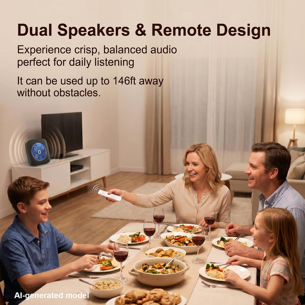 Portable Bluetooth CD Player F917168
