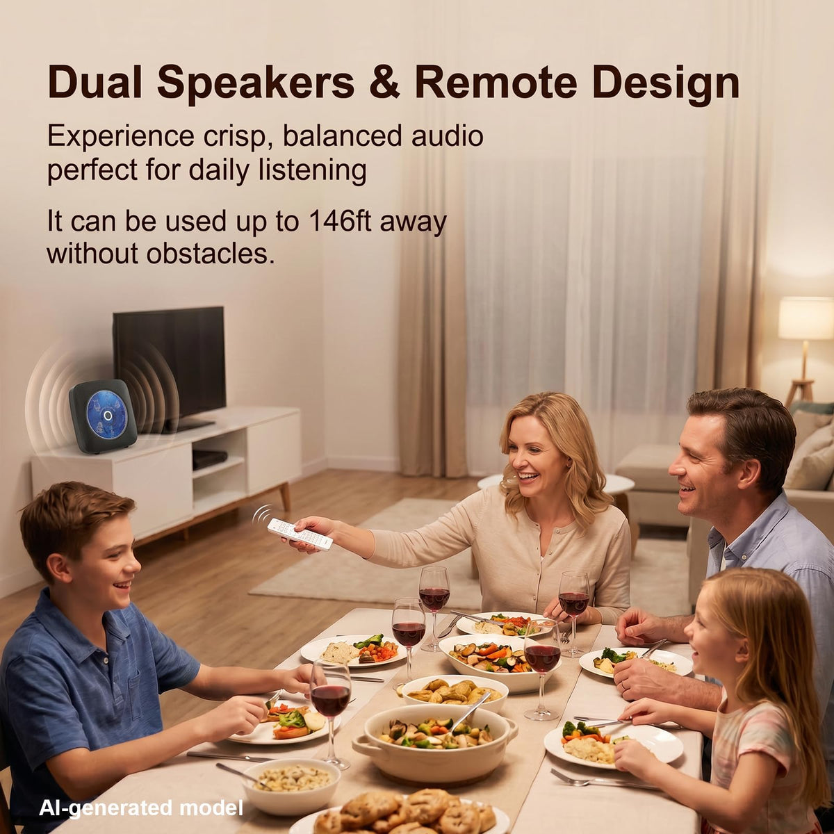 Portable Bluetooth CD Player F917168