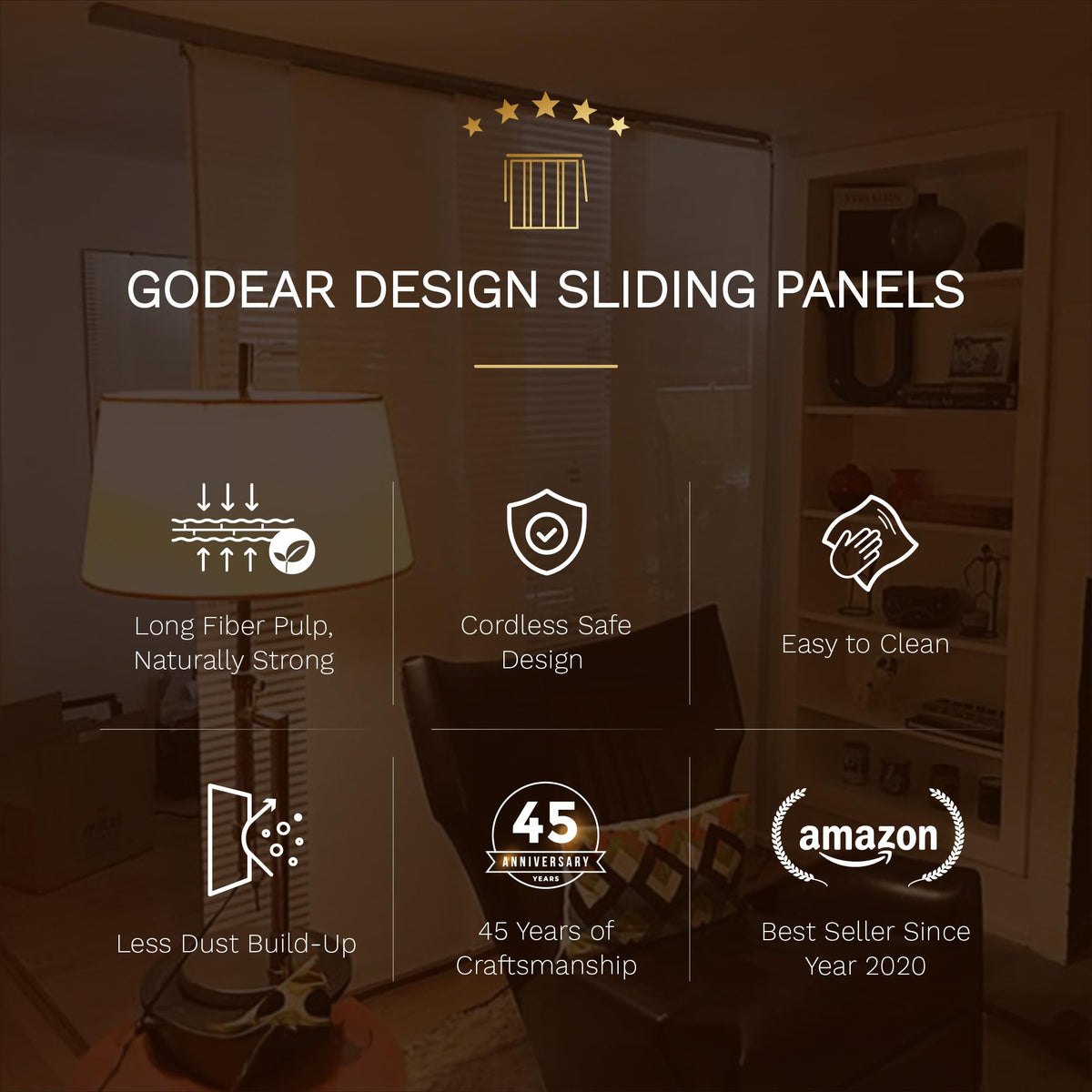 Natural Woven Light Filtering Panel Track Blinds R6923