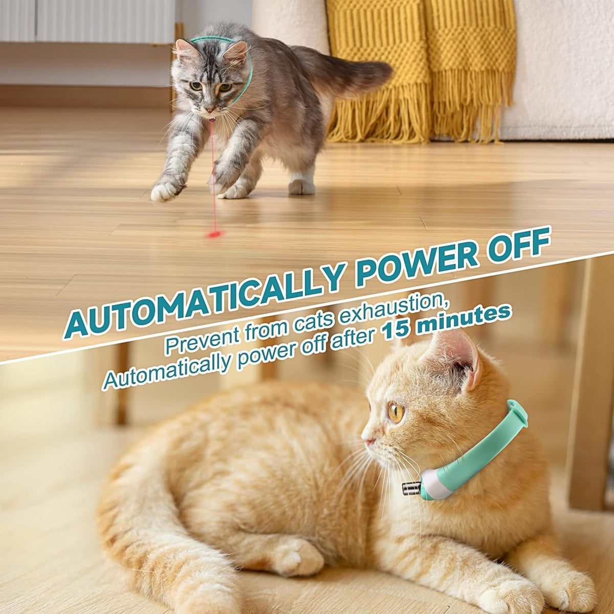 Rechargeable Laser Cat Toy Collar H66552