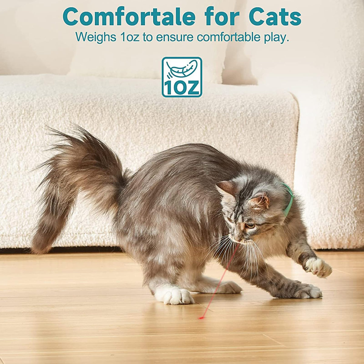 Rechargeable Laser Cat Toy Collar H66552