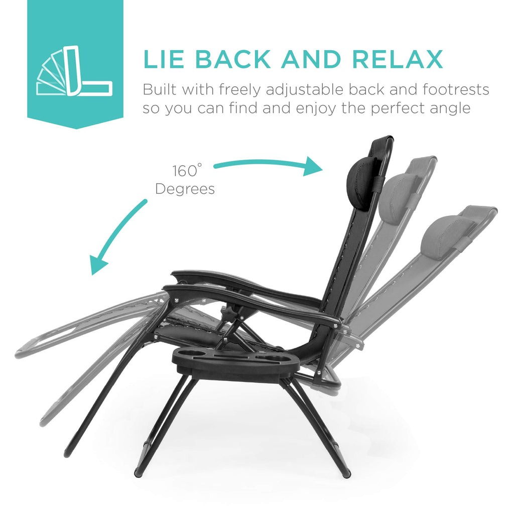 Zero Gravity Chair Recliner Black L8427