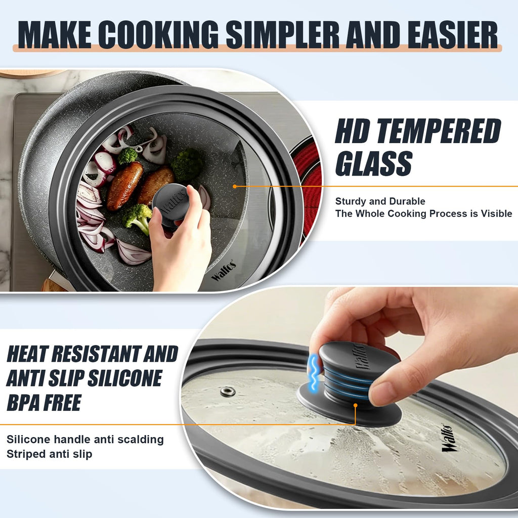 Tempered Glass Universal Lid for Pots, Pans and Skillets G587920