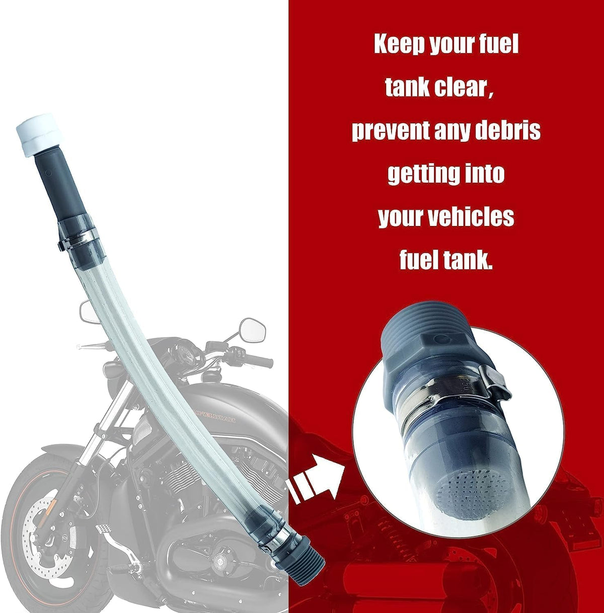 5 Gallon Gas Can Hose Replacement with Filter Z9305