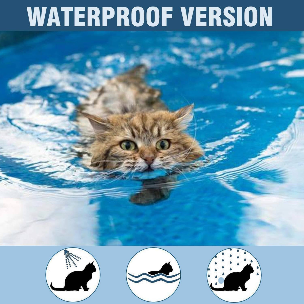 Flea and Tick Collar for Cats 12-Month Protection Waterproof 2 Packs K215487
