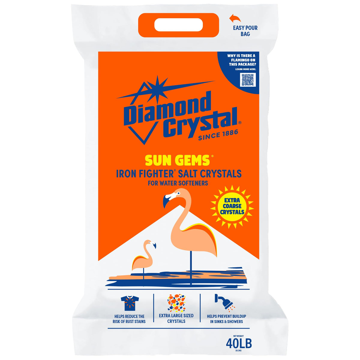 2 Pack Water Softener Salt, 40 Pounds X99236