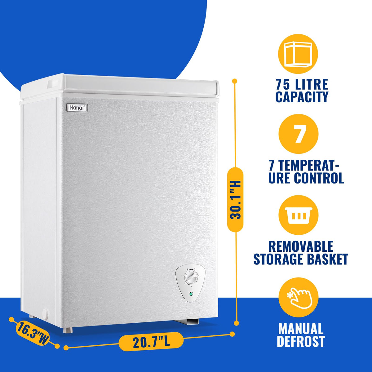 White 3.5 Cu.Ft Chest Freezer M806262