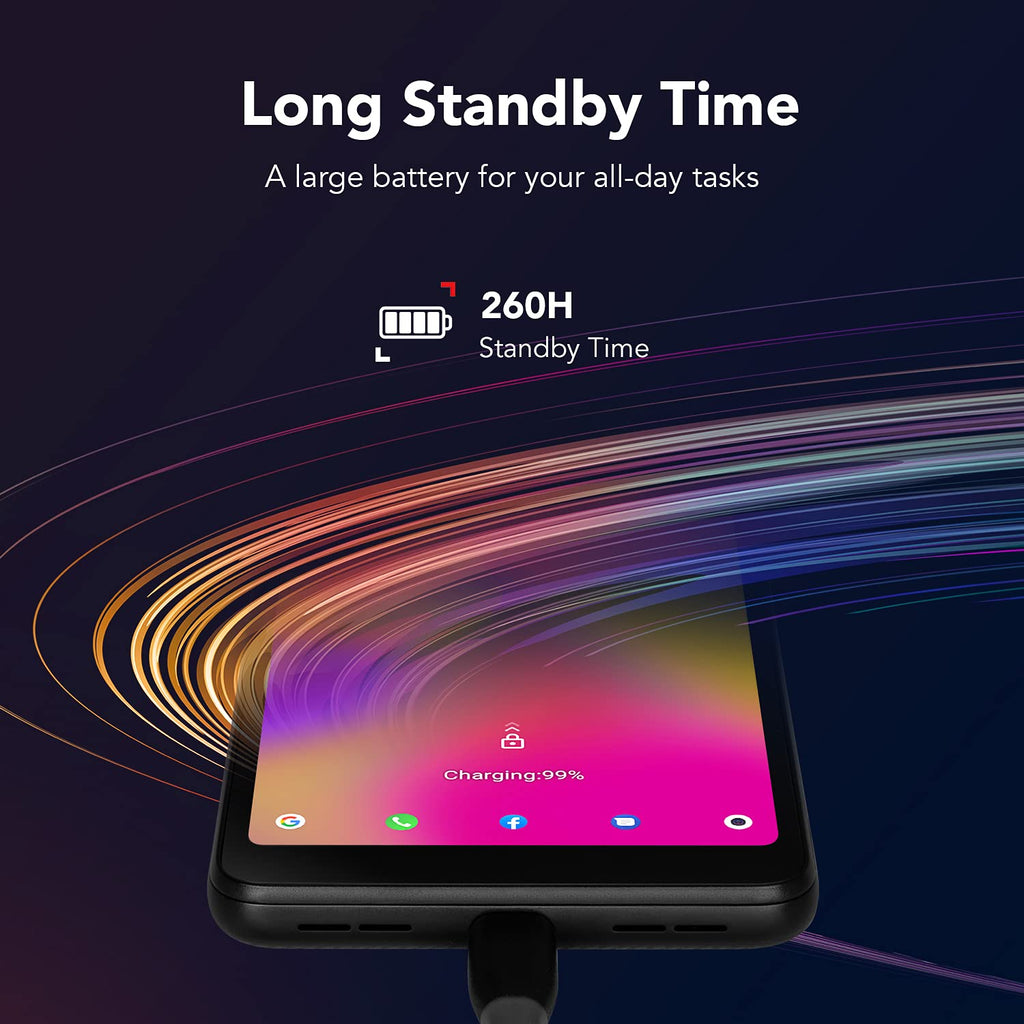 Unlocked Smartphone 5.5" HD+ Display 32GB 3000mAh Android 11 Black V733111
