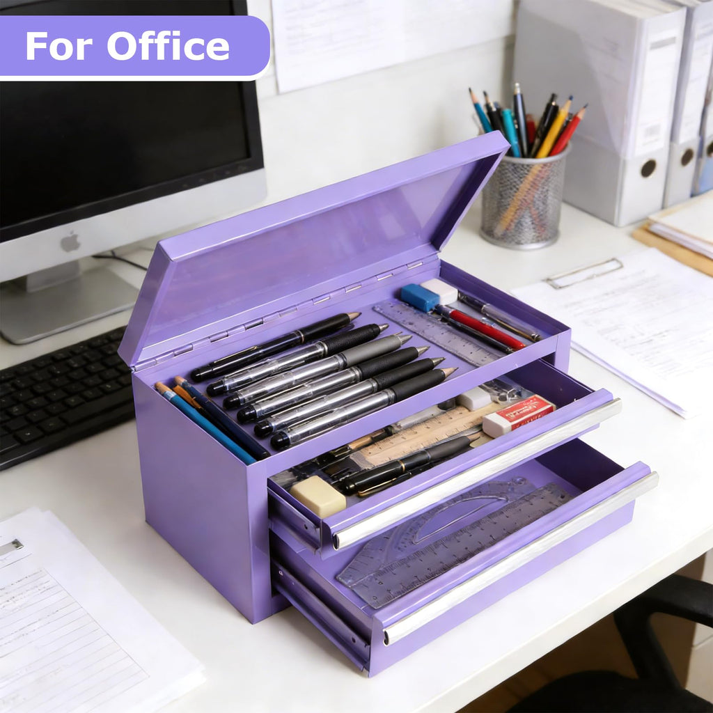 Mini Steel Tool Box with Drawers D318