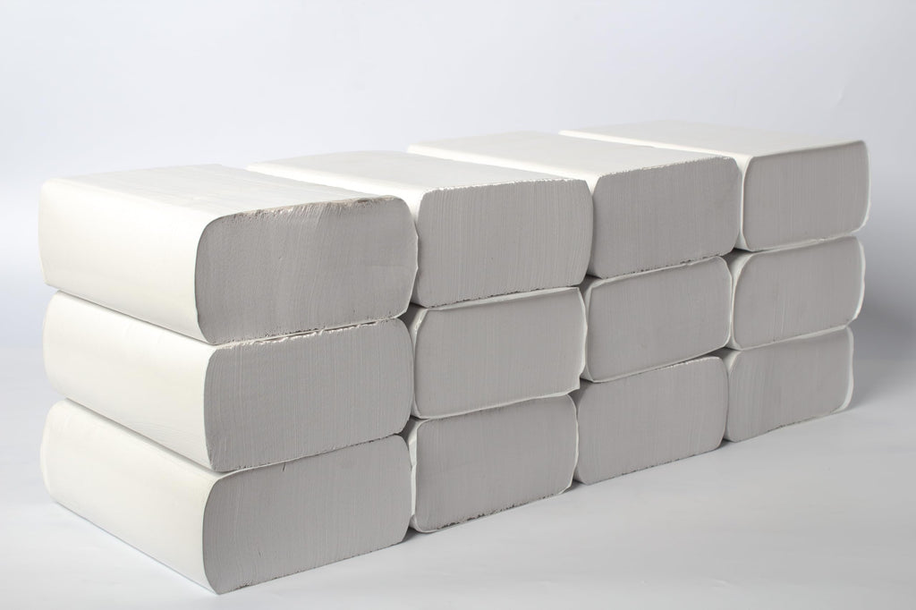 Multifold Paper Towels, Kraft, 334 Sheets X 12 Packs, Recycled Fibers S54169