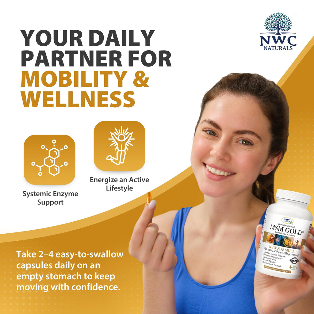 MSM Supplement 1,000 mg 150 Capsules E931