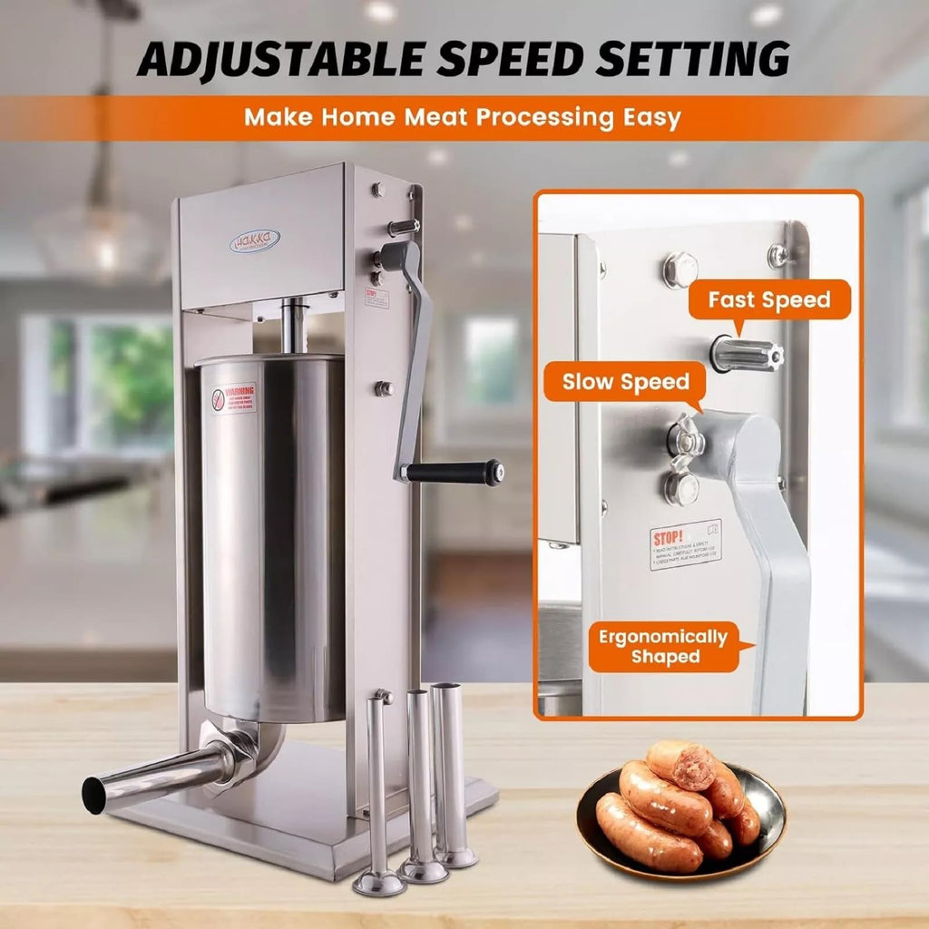 25 Lb Stainless Steel Vertical Sausage Stuffer V834856