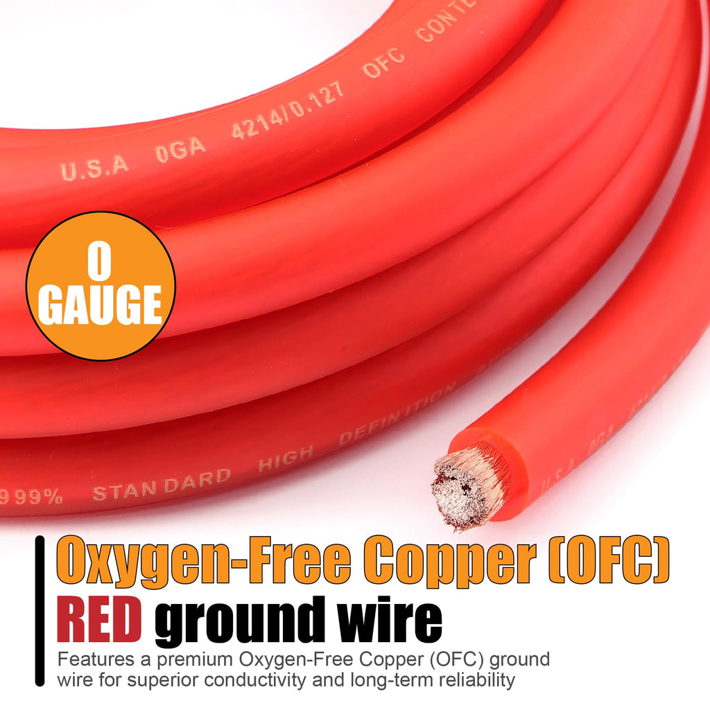 0 Gauge OFC Amp Wiring Kit W807943