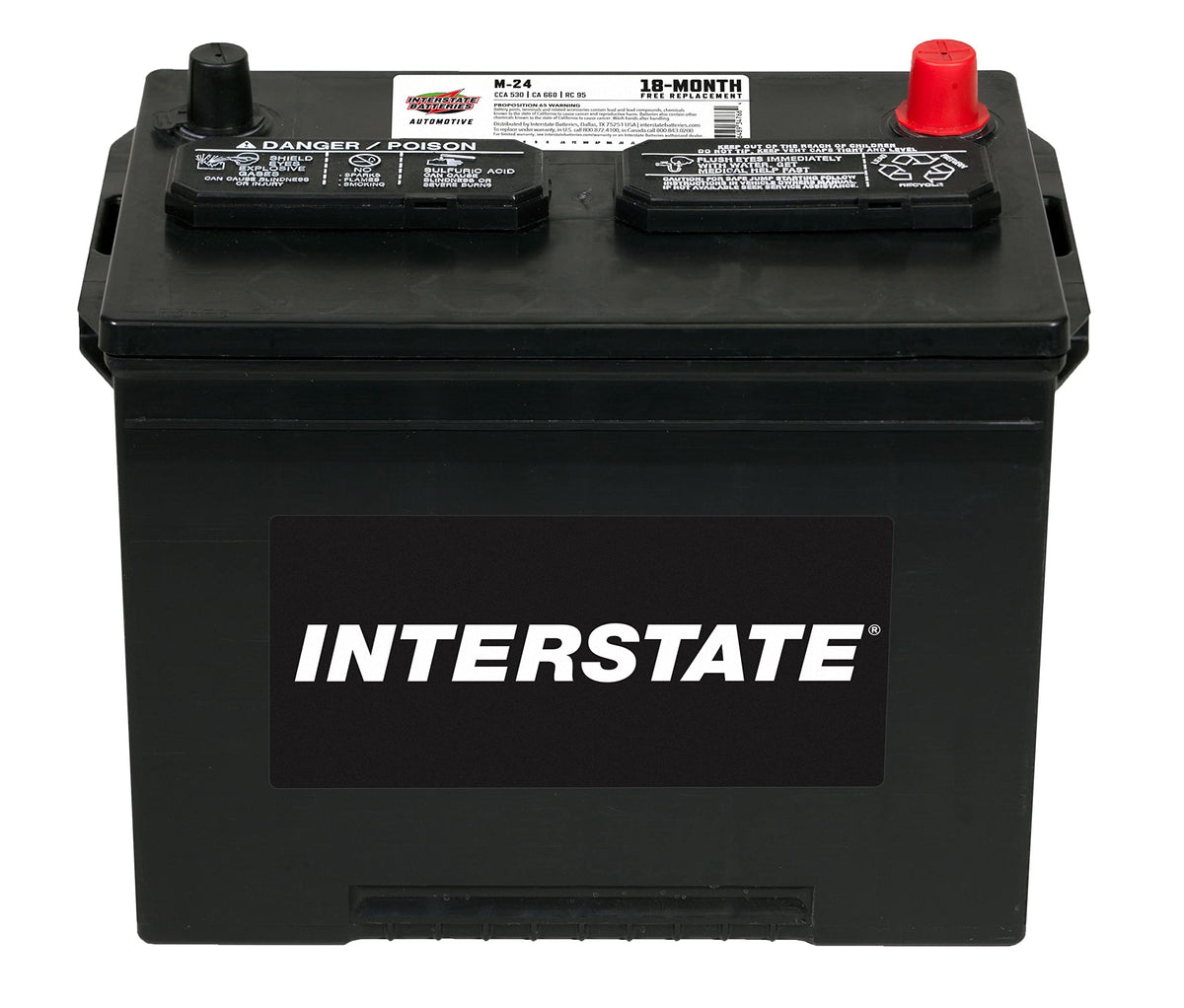 Group 24 12V 550 CCA Automotive Battery O2898