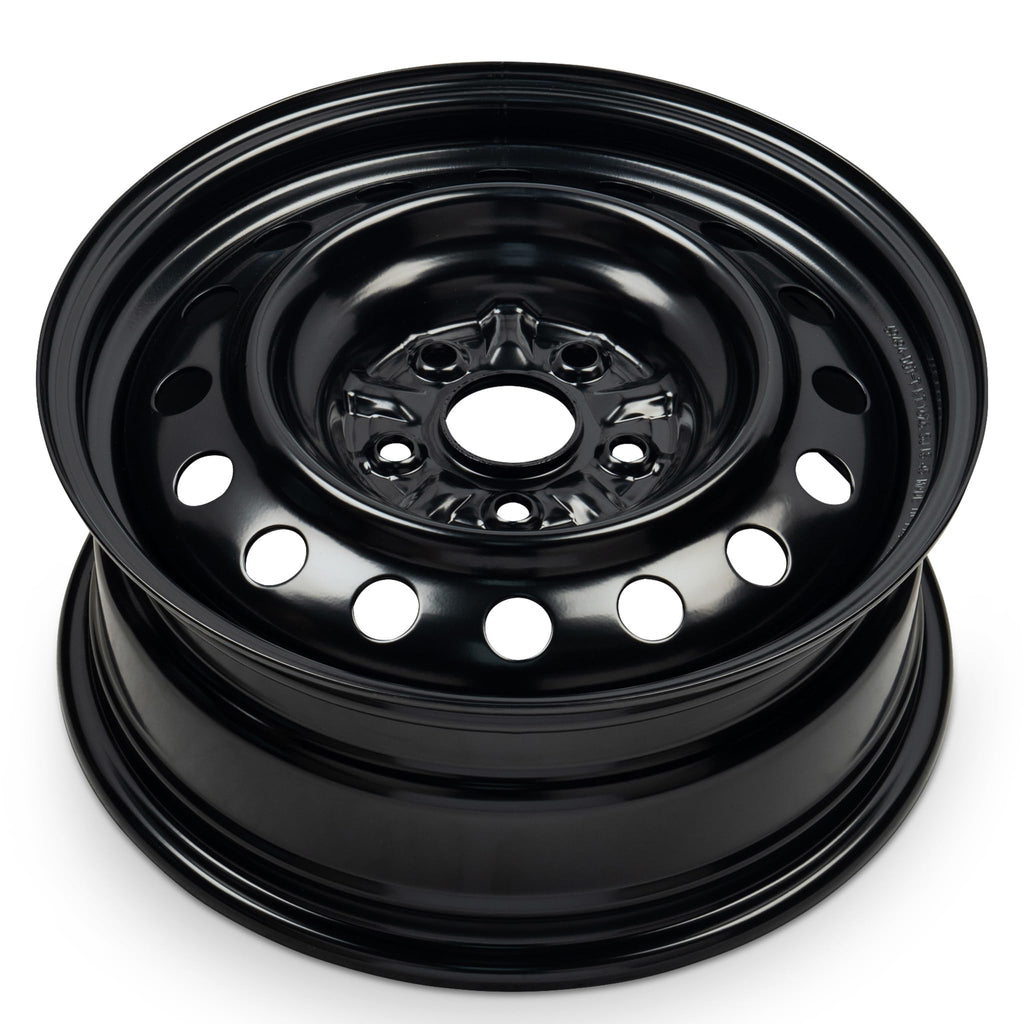 16 Inch Black Steel Rim Car Wheel G7010