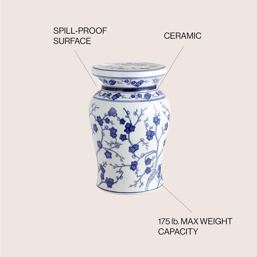 Ceramic Garden Stool Side Table E3178