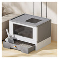 Foldable Cat Litter Box with Lid X9636