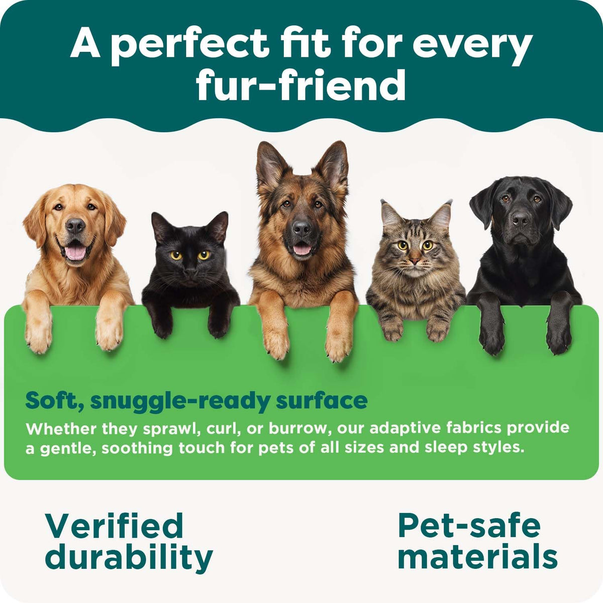 XL Plush Suede Orthopedic Dog Bed B68675