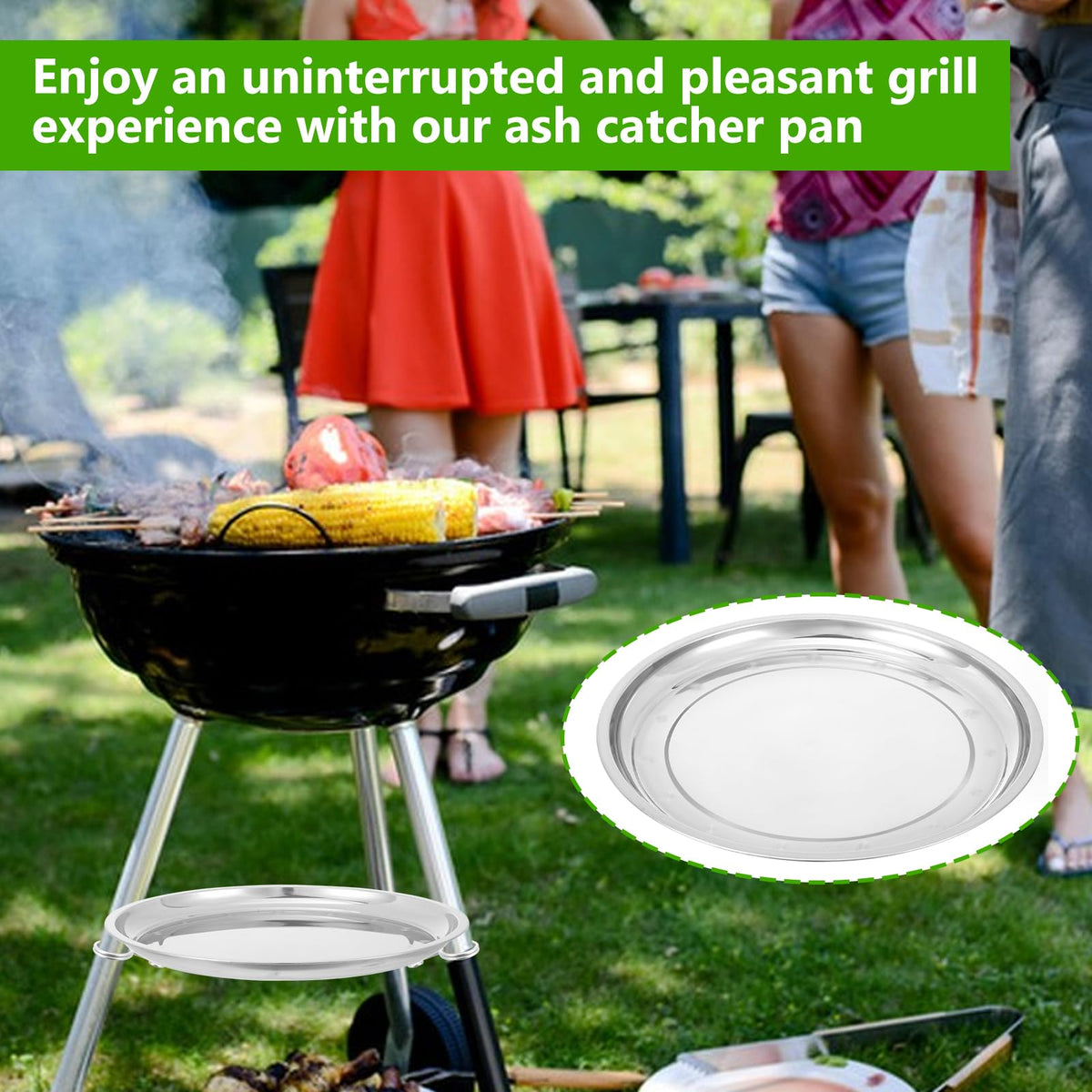 Charcoal Grill Ash Catcher Pan I651244