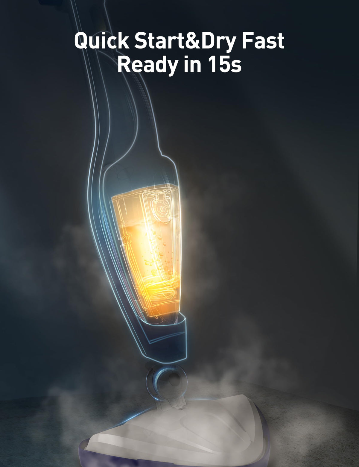 1500W Detachable Handheld Steam Mop Z942264