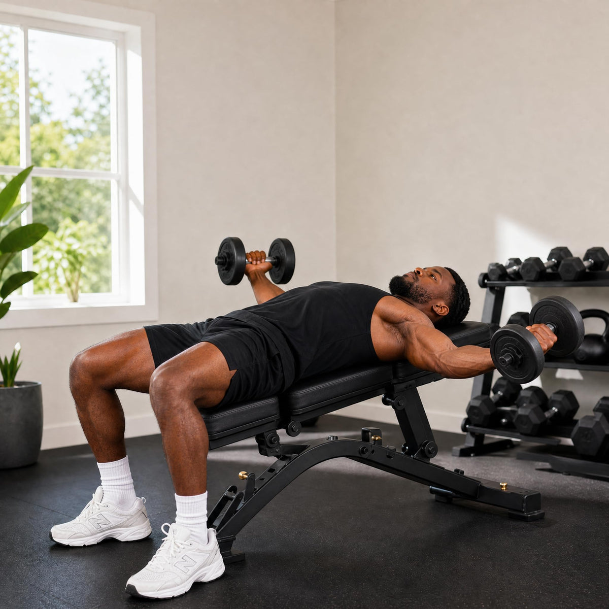 Cast Iron Adjustable Dumbbell Weight Set A6172