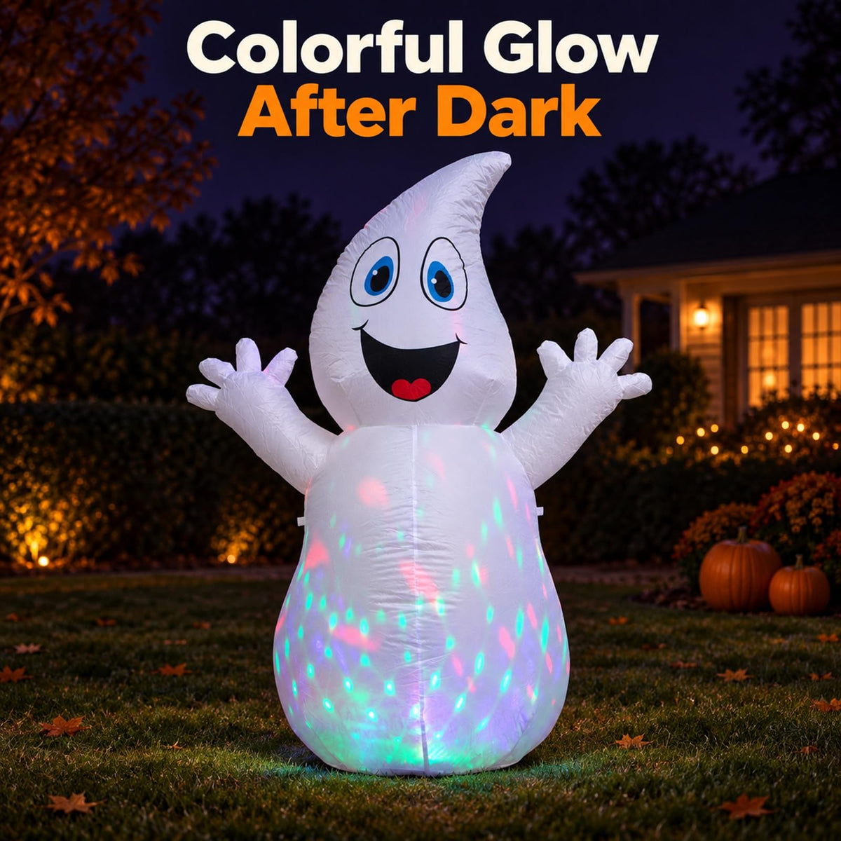 5.5 FT Inflatable Ghost with Light J1570