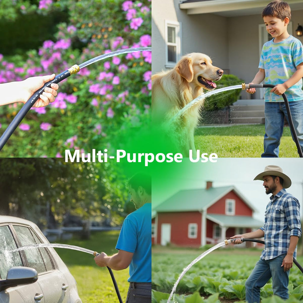 100FT Heavy Duty Rubber Garden Hose L917567