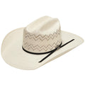 Ivory Shantung Western Hat I7949