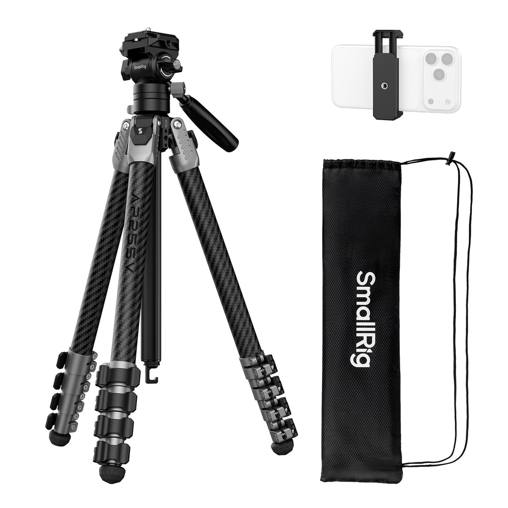 Carbon Fiber Video Tripod with Fluid Head W275539
