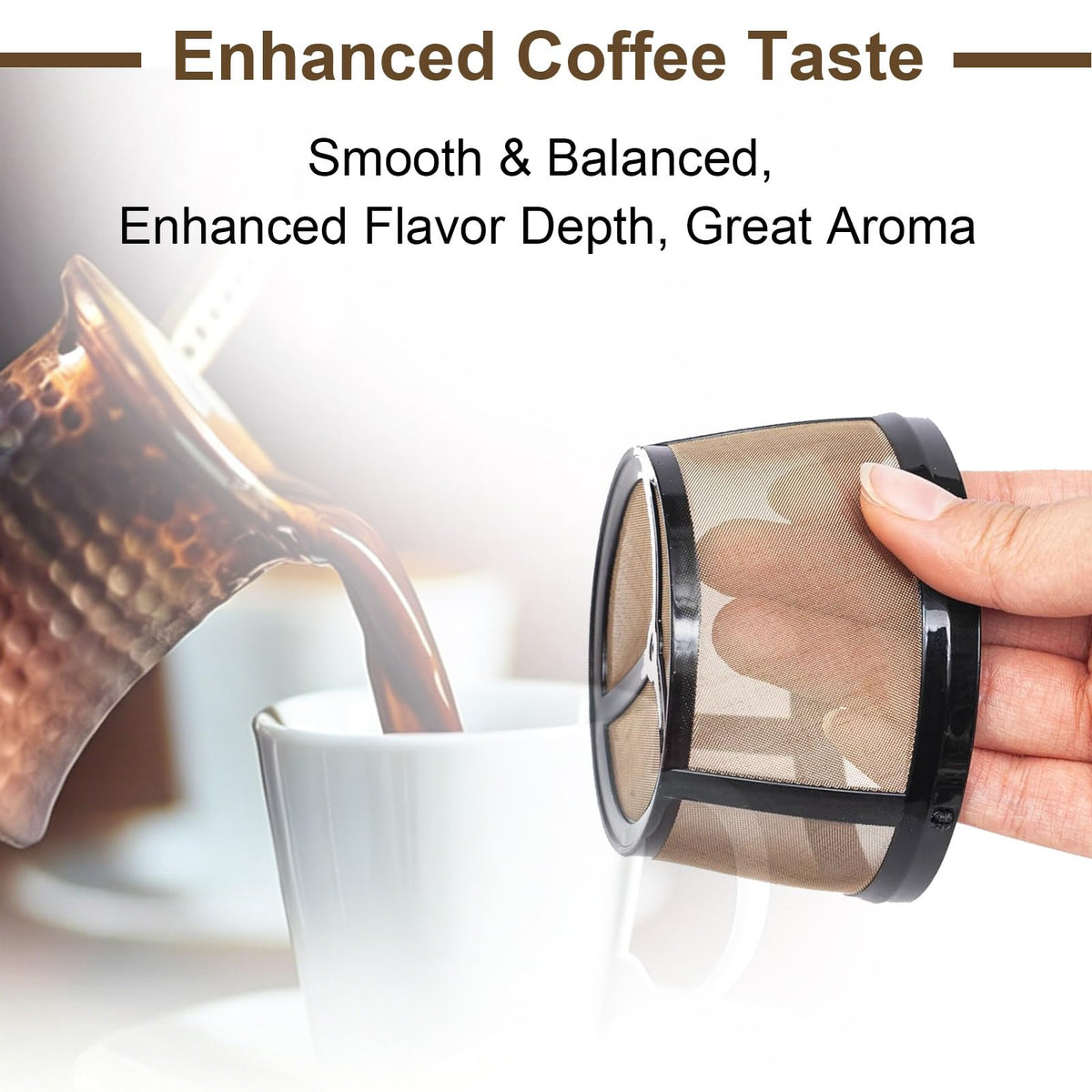 Reusable Coffee Filter Basket 2-Pack with Coffee Spoon K81168