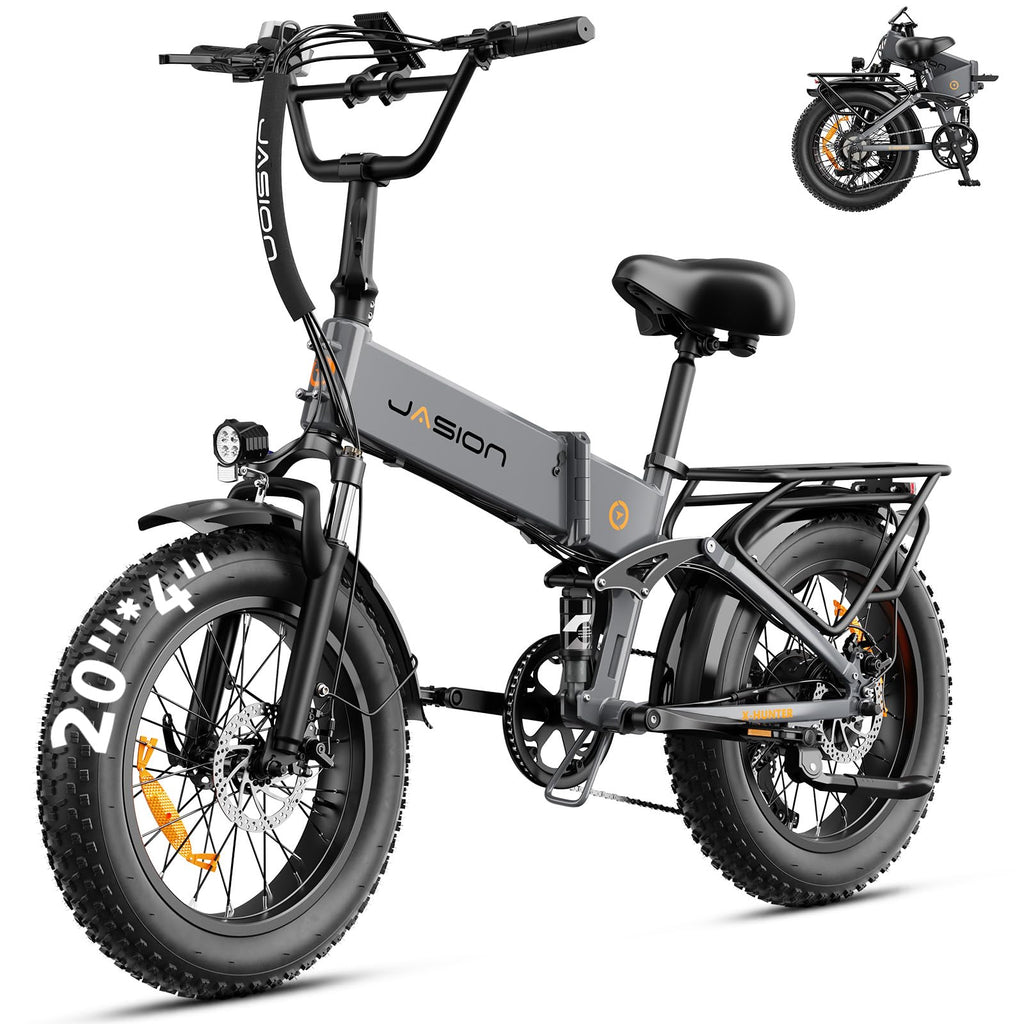 1400W 30MPH 48V 13AH Fat Tire Foldable Electric Bike J235