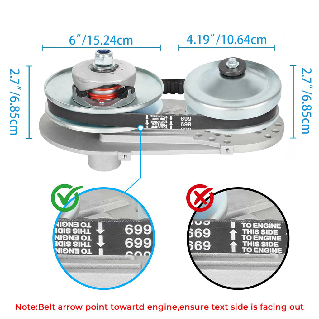 6.5 HP 3/4" Torque Converter I658