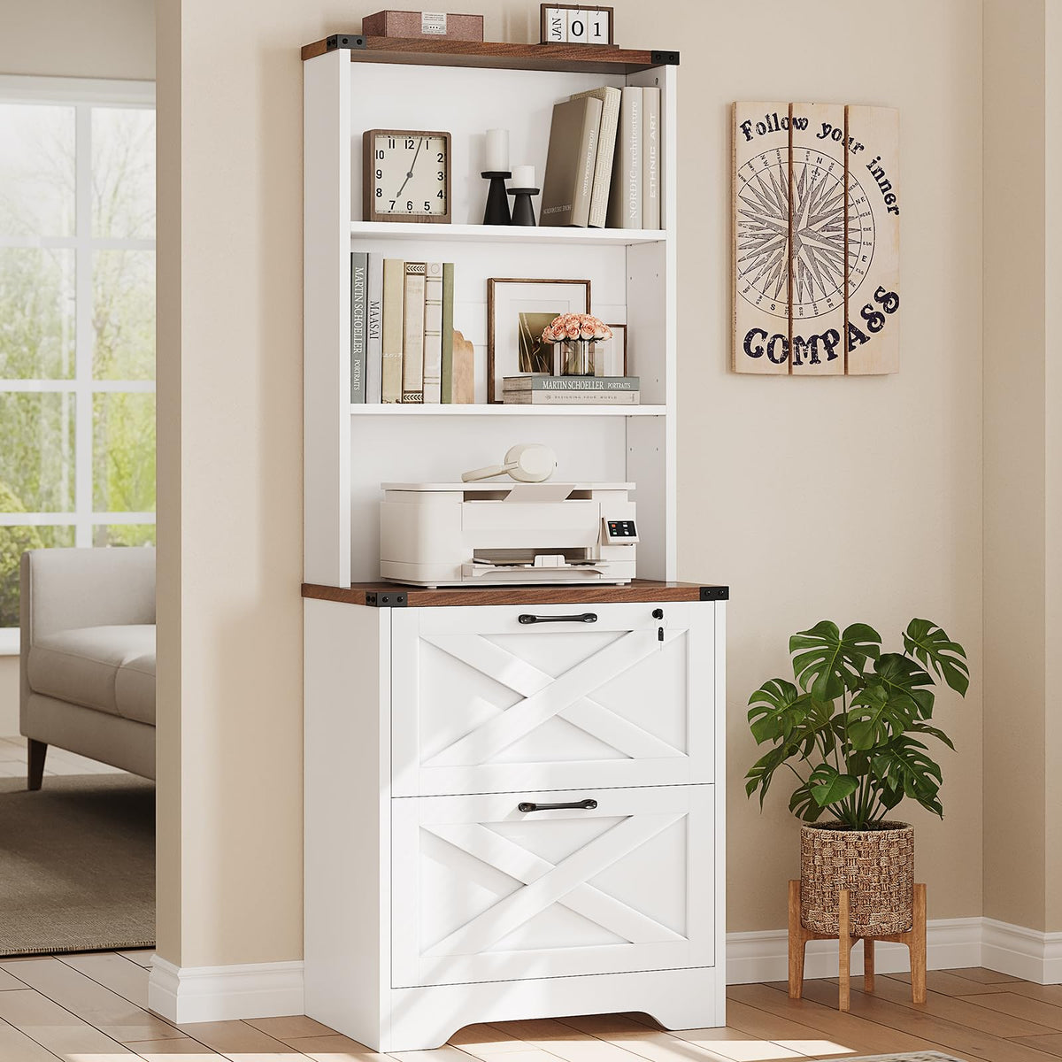 2 Drawer File Cabinet with Lock S87275
