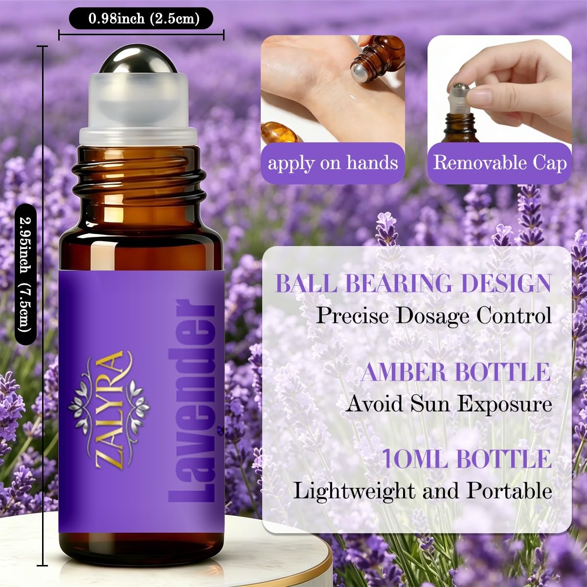 Cherry Blossom & Lavender Essential Oil 4 Fl Oz + 0.33 Fl Oz E593204
