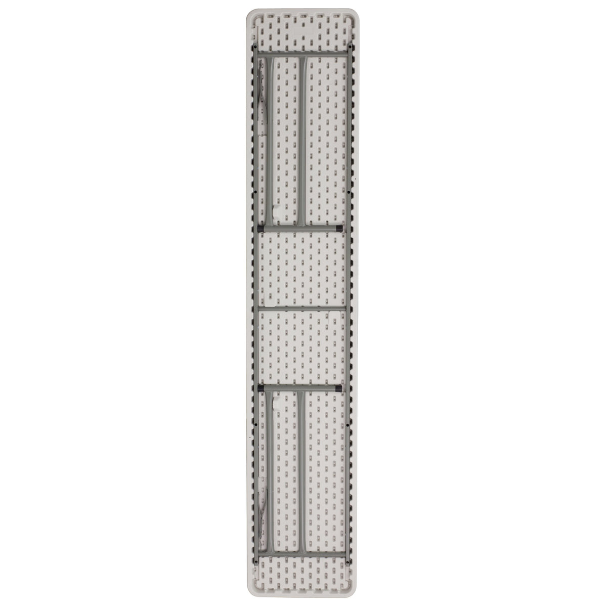 8 ft Granite White Plastic Folding Training Table H363
