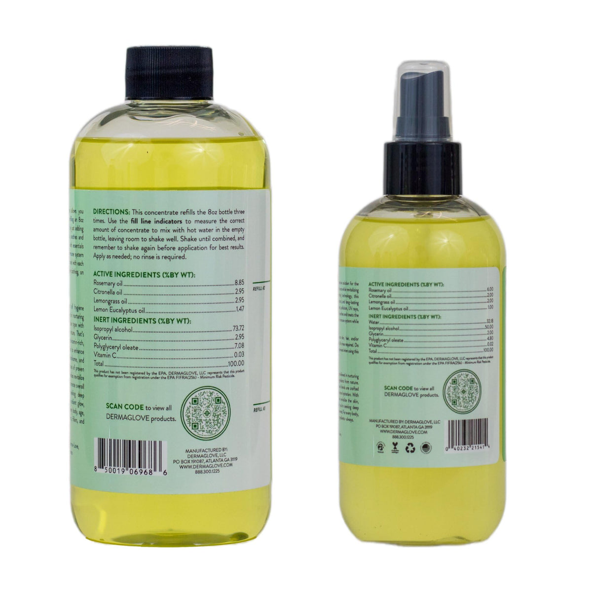 Mosquito and Insect Repelling Body Spray Refill Kit E626