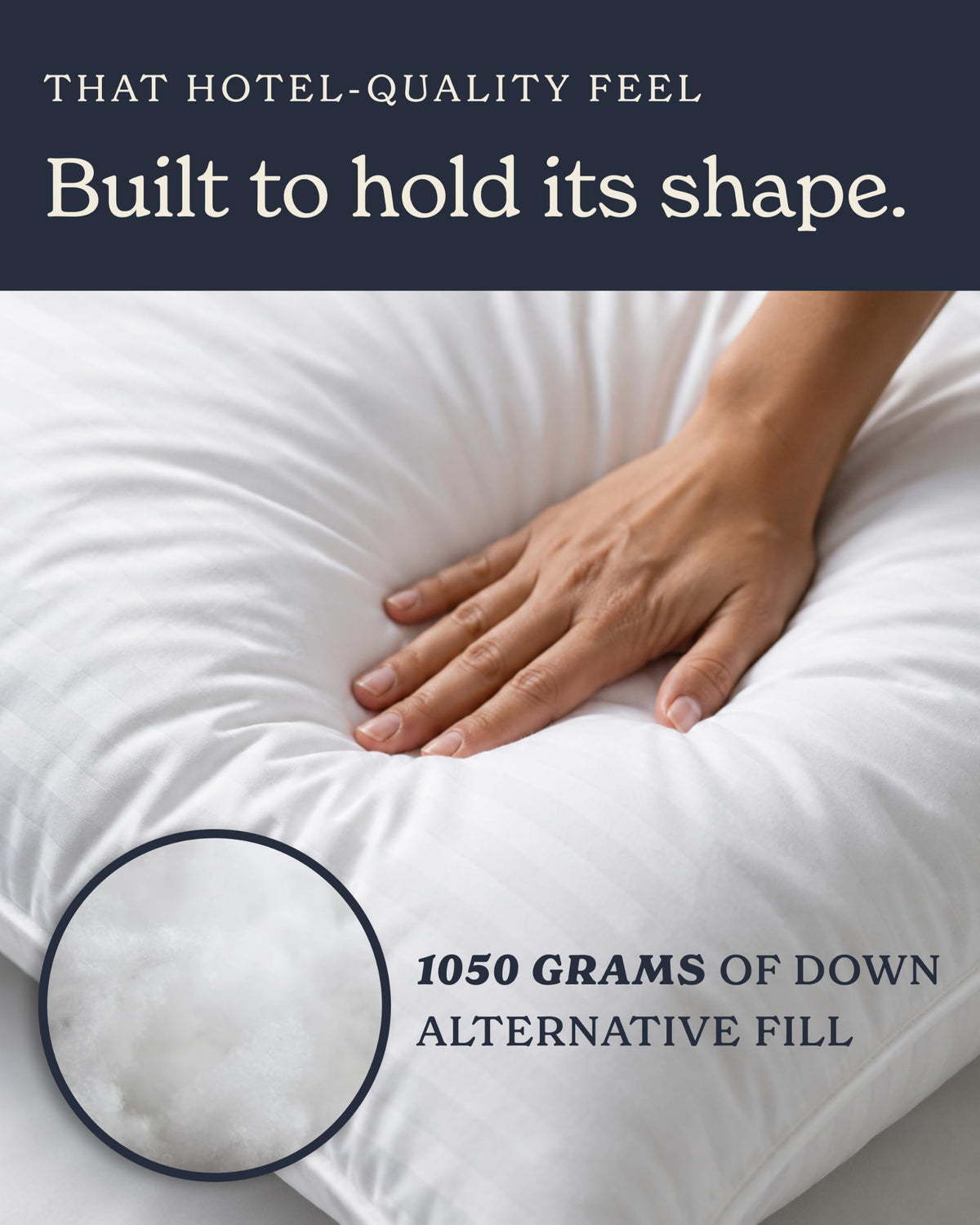 Standard/Queen Size Set of 2 Bed Pillows A2171