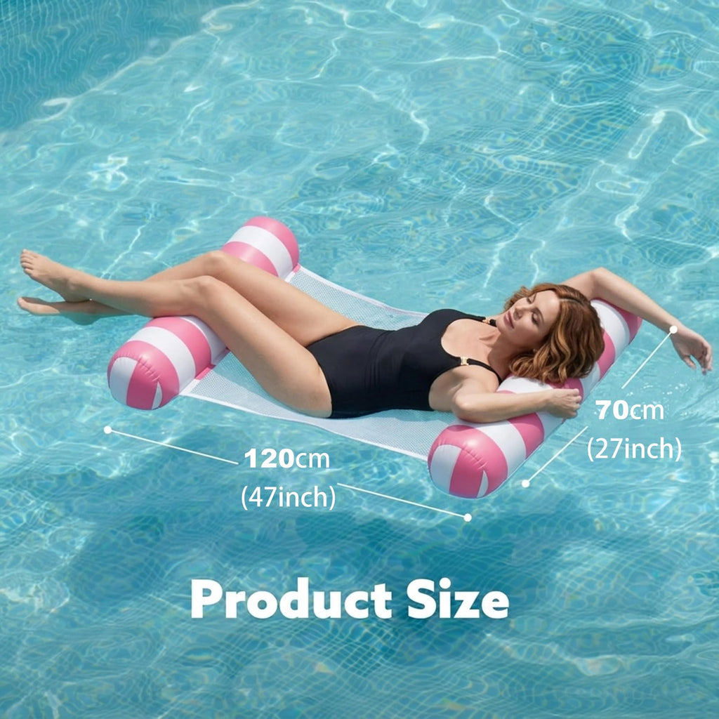 5 Pack Inflatable Pool Floats Adult Size Water Hammock F30128