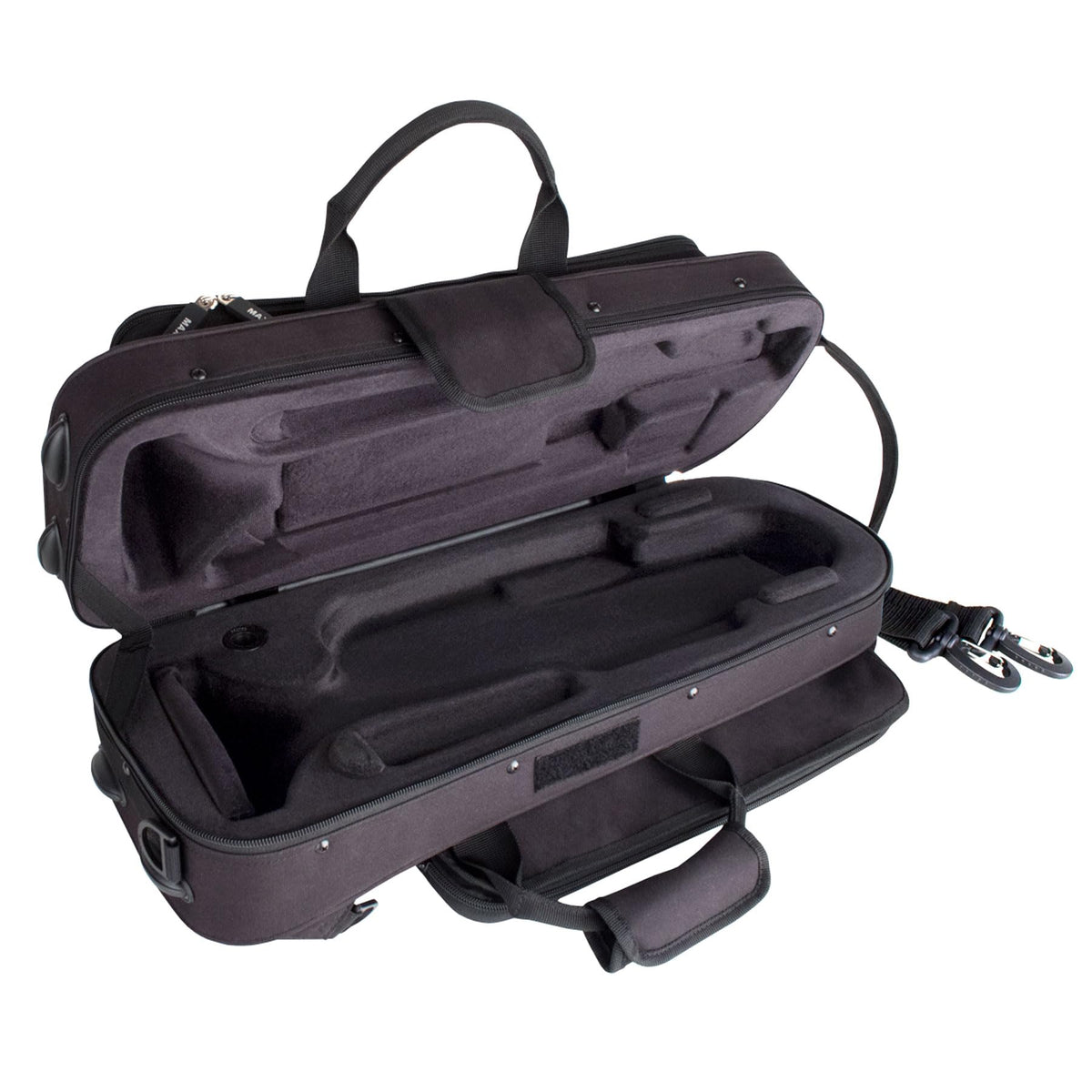 Black Trumpet Case with Sheet Music Pocket Y34177