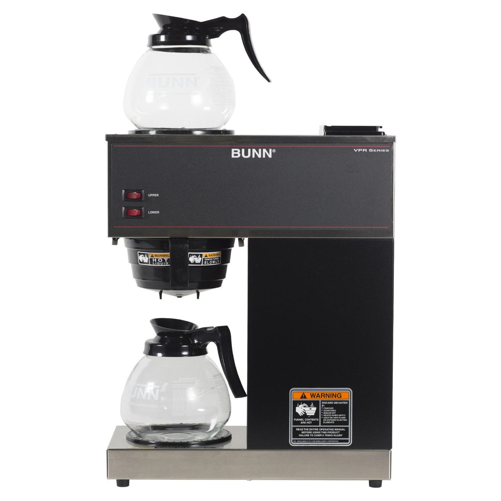 12-Cup Commercial Coffee Brewer with Glass Decanters C3815