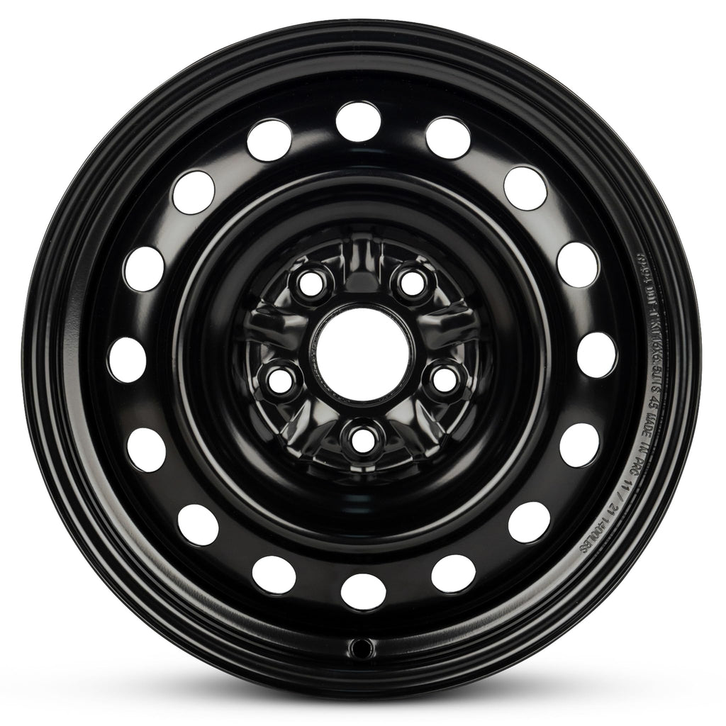 16 Inch Black Steel Rim Car Wheel G7010