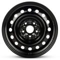 16 Inch Black Steel Rim Car Wheel G7010