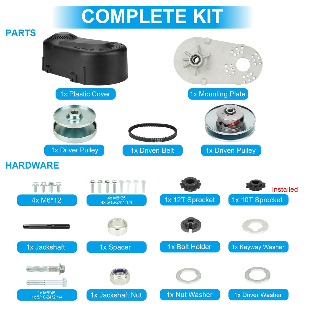 6.5 HP 3/4" Torque Converter I658