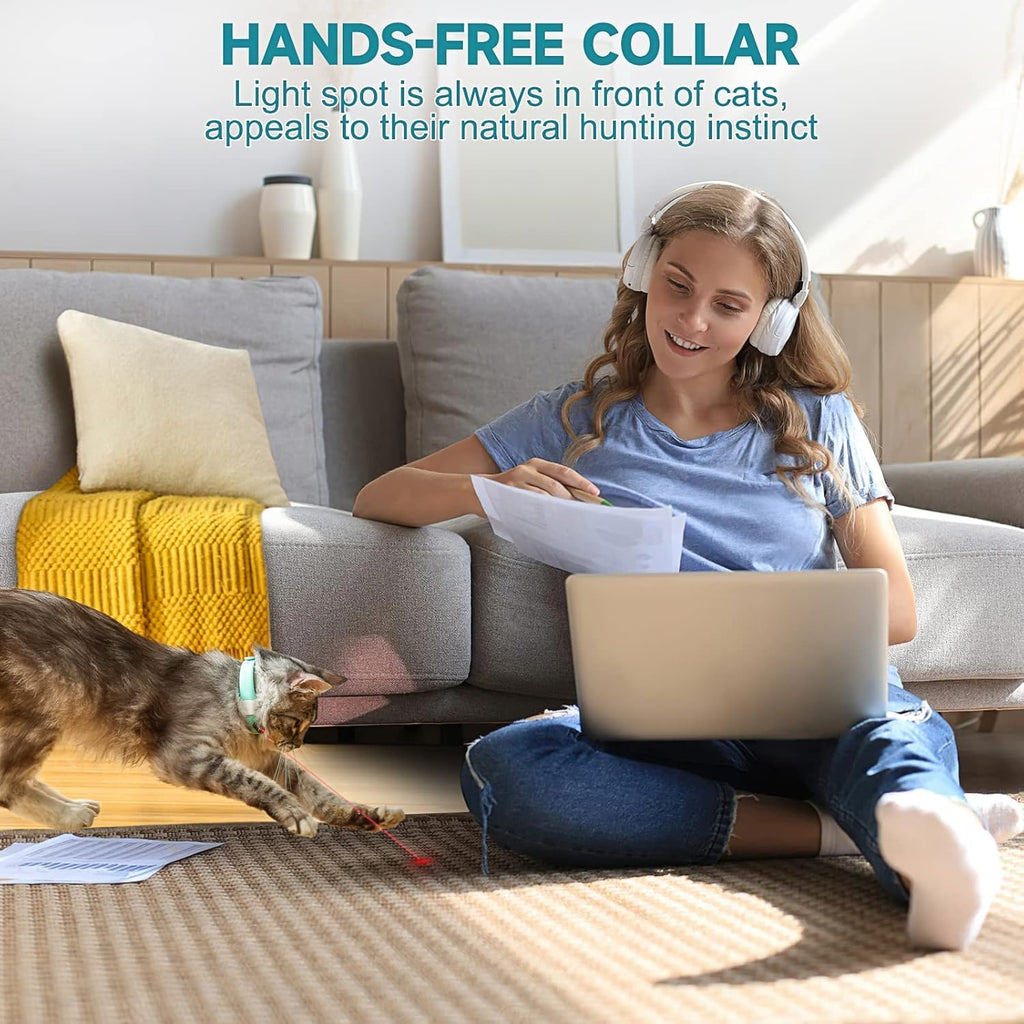 Rechargeable Laser Cat Toy Collar H66552