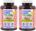 Psyllium Husks Fiber Veg Caps 180 Pack of 2 A867472