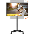 Rotating Rolling TV Stand on Wheels for 13-50" Flat/Curved TVs J4669