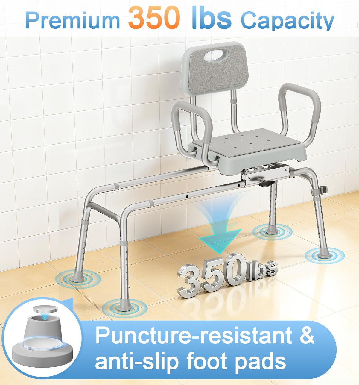 Sliding Shower Chair T64379