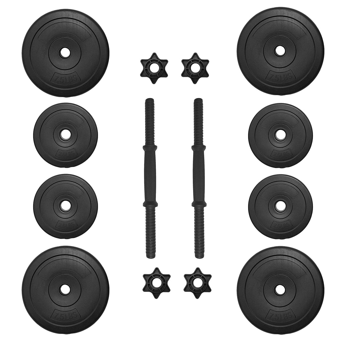 Cast Iron Adjustable Dumbbell Weight Set A6172