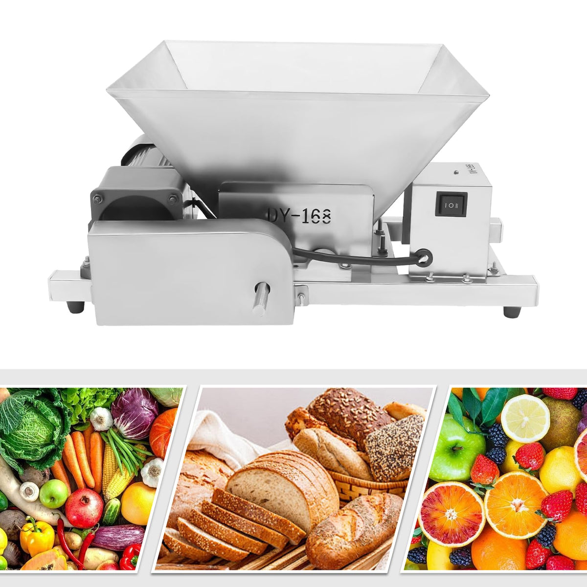 60W Stainless Steel 4L Fruit Crusher G541